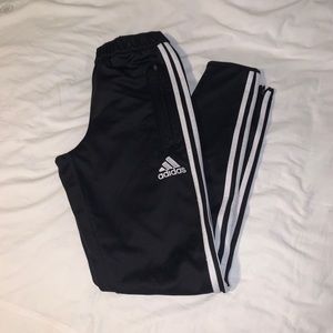 ADIDAS Black Joggers, Mens Size Small